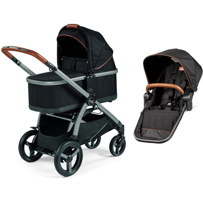 Agio by Peg Perego Z4 Stroller with Bassinet + Toddler Seat Agio by Peg Perego Z4 Stroller with Bassinet + Toddler Seat