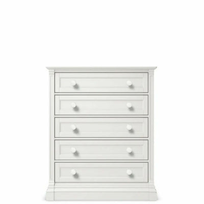 Imperio Collection 5 Draw Chest White - Posh Baby and Teen