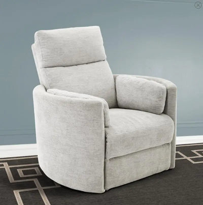 Liotta Power Recliner Swivel Glider Light Gray | Posh Baby and Teen Liotta Power Recliner Swivel Glider Light Gray