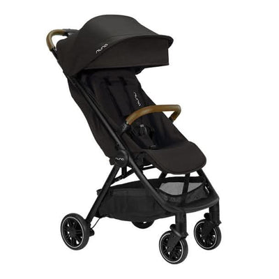 Nuna TRVL Self-Folding Compact Stroller - Caviar - Posh Baby and Teen