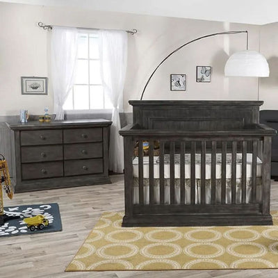 Pali Modena Collection 2 Piece Nursery Set - Crib and Double Dresser - Posh Baby and Teen