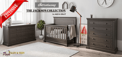 Silva Jackson Collection 3PC Aqua Gray - Posh Baby and Teen