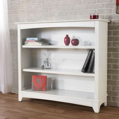 Pali Diamante Bookcase Hutch in Vintage White - Posh Baby and Teen