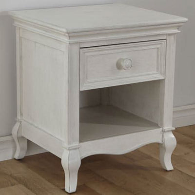 Pali Diamante Nightstand in Vintage White - Posh Baby and Teen