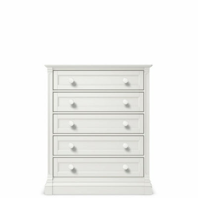 Imperio Collection 5 Draw Chest White | Posh Baby and Teen Imperio Collection 5 Draw Chest White