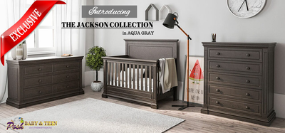 Silva Jackson Collection Aqua Gray | Posh Baby and Teen Silva Jackson Collection 3PC Aqua Gray